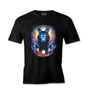 In the Sunset - Kurt Siyah Erkek Tshirt