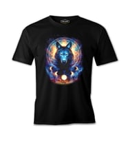 In the Sunset - Kurt Siyah Erkek Tshirt