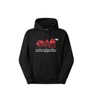 The North Face U Mnt Jacket Anniversary Relaxed Hoodie Erkek Günlük Sweatshirts NF0A8DN7JK31 Siyah