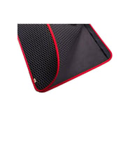 Cattie Kum Toplayıcı Fonksiyonel Kedi Paspası Altıgen Model M Boy - Red 37-50 cm