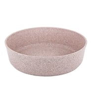 OMS 3411 Granit Yuvarlak Fırın Tepsisi 28 Cm Sütlü Kahve (Kahverengi)