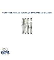 Vw Lt Volt Krom Kapı Kolu 4 kapı 1998-2006 Arası  Paslanmaz Çelik (Gümüş)