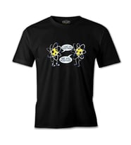 Okul ve Bilim - Fizik ve Elektron Siyah Erkek Tshirt