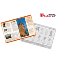 Cubic Fun 3D 17 Parça Puzzle Galata Kulesi