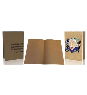 Hobi defteri / Kraft kağıt anı defteri / Nostaljik Defter