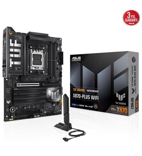 ASUS TUF GAMING X870-PLUS WIFI-7 DDR5 HDMI DP PCIE 5.0 AM5 ATX