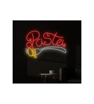 Pasta Yazılı ve Şekilli Neon Tabela