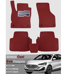 FORD FOCUS 5 (2024-2025) Uyumlu EVA Paspas Tam Set–Araca Özel,Su Geçirmez,Kolay Montaj