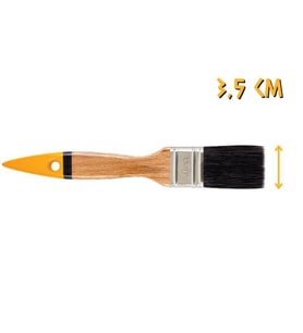 İzmir Fırça Luna Ahşap Saplı Yağlı Boya Fırçası No: 1.5 - 3.5 cm.
