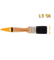 İzmir Fırça Luna Ahşap Saplı Yağlı Boya Fırçası No: 1.5 - 3.5 cm.