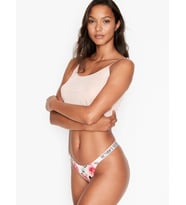 Victoria's Secret Kadın Çiçekli Taşlı Brazilian Külot