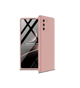 Samsung Galaxy A91 (S10 Lite) Uyumlu Kılıf Zore Ays Kapak (Rose Gold Altın)