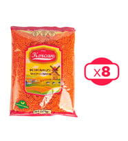 Korcan Kırmızı Mercimek 1 kg x 8 Adet