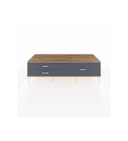 Kronos TV Ünitesi 3 Çekmeceli  176x59x51 Antrasit-Çam/Antrasit