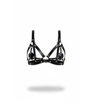 Mulvxbrf Brf02 Siyah Göğüs Harness Deri O Halka Zımbalı - Brf112 (Mulvix)