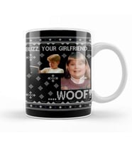 Home Alone Buzz Your Girlfriend Wood Christmas Kupa Bardak Porselen