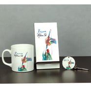 Ressam Üçlü Set (Kupa + Telefon Standı + Anahtarlık)