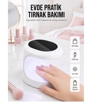 Kalıcı Oje Kurutucu Mini UV Işınlı Taşınabilir Hızlı ve Pratik Oje Kurutucu