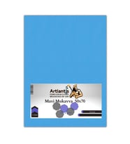 Mavi Renkli Mukavva 50x70 5 Adet Artlantis Renkli Mukavva 5 Adet