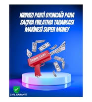 CEYLAN ADAM Dolar Boyutunda Kâğıt Atışı Yapan Pil ile Çalışan Oyuncak Tabanca