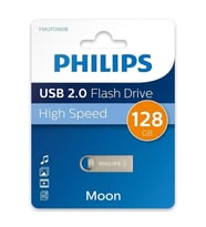 Philips FM12FD160B/00 128GB Moon Klasik Gümüş USB 2.0 Metal Flash Bellek