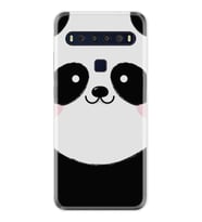 TCL 10L 10 Plus 10SE 20E 20SE 30SE L7 Kılıf Desemli Silikon Sevimli Panda 1794