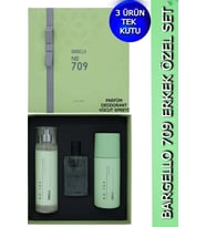 709 Erkek Parfüm Set Oriental - (PARFÜM+VÜCUT SPREYİ+DEODORANT) Özel Kutu