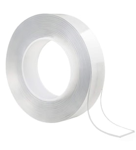 SN-24358 20mm 3 Metre Çift Taraflı Nano Teknoloji Süper Yapıştırıcı Şeffaf Bant
