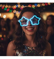 12 Adet Yıldız Gözlük – Glow Partisi ve Etkinlik İçin