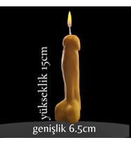 dogal dekoratif kavun  dik  modeli soyawax mum (Çok Renkli)