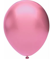 Pazariz Fuşya Metalik Balon 10 Adet