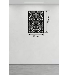 Gotham Temalı Ahşap Duvar Saati - 25X35 Cm Kesim Dekoratif Saat