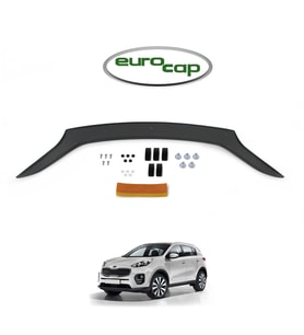 EUROCAP Kia Sportage Ön Kaput Koruyucu Rüzgarlık 3mm (ABS) 16-18