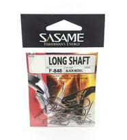 Sasame F-848 Long Shaft Black Nickel Olta İğnesi Black Nickel-NO:4