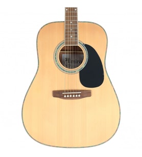 Almira F800N Akustik Gitar - Naturel (Orta Seviye - Dreadnought Kasa)  İleri Seviye İşçilik, Geliştirilmiş İç Balkon Yapısı, Zengin Akustik Projeksiyon  Ölçüler: 41 İnç Standart Dreadnought