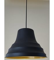 Retro Metal Sarkıt Avize Rustik Tekli Sarkıt Siyah Cafe Mutfak Aydınlatma 27 cm
