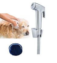 Sprey El Duşu Kedi Köpek Yıkama Tabancası Seti ve Kedi Köpek Yıkama Tarağı