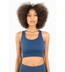 Maraton SlimFit Kadın Bisiklet Yaka Gece Mavisi Bra