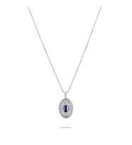 1.55 Karat Safir Pırlanta Kolye