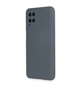 Oppo A54 4g Kılıf Nano İçi Kadife Silikon - Gri