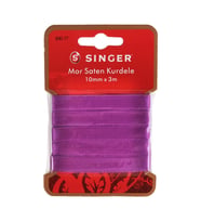 Singer Mor Saten Kurdele (10mm x 3m) 300-77