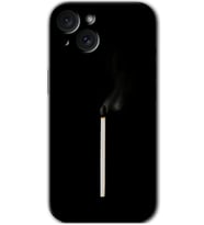İphone 15 Plus Kılıf HD Desen Baskılı Kılıf - Sönmüş Kibrit