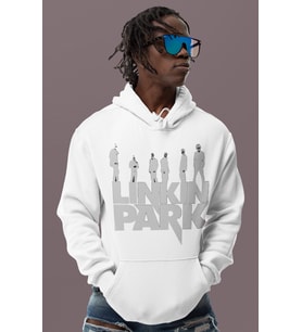 Linkin Park Rock Metal Baskılı Unisex Oversize Müzik Grubu Hoodie