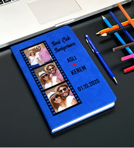 Kişiye Özel Deri Tasarım Defter TS62