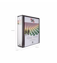 FİRMA EVRAK SUNUM KLASÖRÜ A4 PVC 7 CM 4 HALKALI (520 YAPRAK) 27,5X32 CM (Siyah)