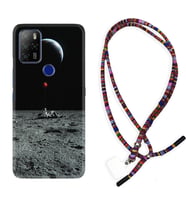 Omix X300 X500 X400 X600 X700 Kılıf Boyun Asklı Rasta Silikon Astronoot Red Baloon 1608