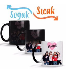 Blackpink Sihirli Kupa Bardak Porselen