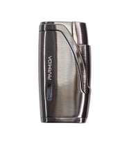 Parmida Çift Torch Pürmüz Gunmetal Metal Puro Çakmağı