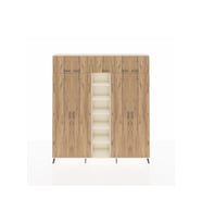 Arges Dolap 12 Raflı 9 Kapaklı 2 Askılı 220x30x243 Aytaşı-Çam/Aytaşı