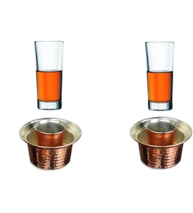 Bardak Bakır Ehlikeyf 2 Kişilik Özel Set